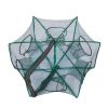 Foldable Hexagon 6 Hole Fishing Net Trap For Fish Minnow Crab Crayfish; Shrimp; Dip Cage Collapsible Fishing Accessories