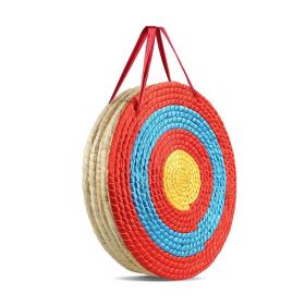 Solid Straw Round Archery Target for Backyard Outdoor Hunting Shooting Practice (Type: 5 Layers, Color: As pic show)