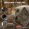 VEVOR Hunting Blind, 270° See Through Ground Blind, 2-3 Person Pop Up Deer Blind for Hunting with Carrying Bag, Portable Resilient Hunting Tent